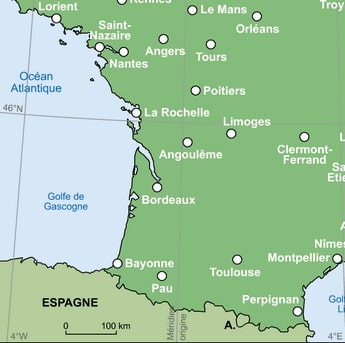 carte de france ville