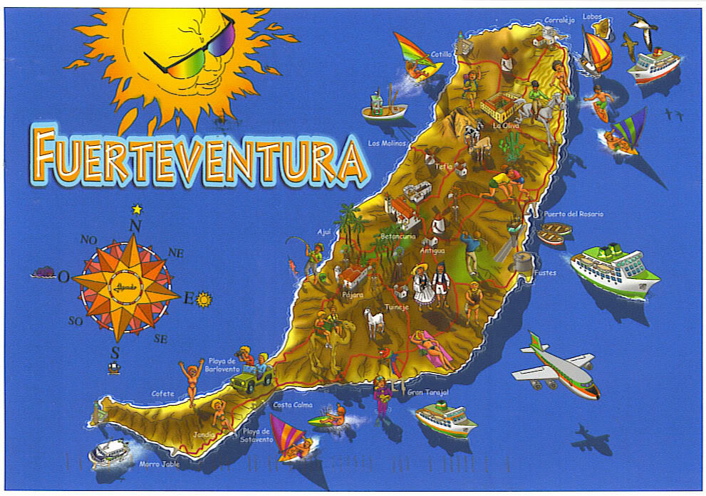 fuerteventura-sur-une-carte-du-monde