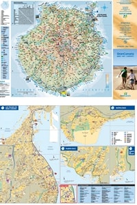 carte Grande Canarie distance villes