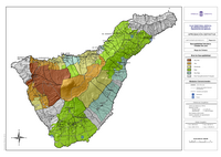Carte de Ténérife géologique avec les zones protégées