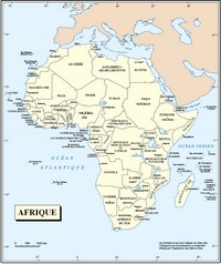 carte pays d'Afrique