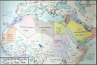 Carte du monde arabe