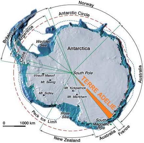 Cartograf.fr Les cartes des continents L'Antarctique Cartograf.fr Les cartes des continents L'Antarctique