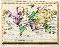 carte du monde ancien