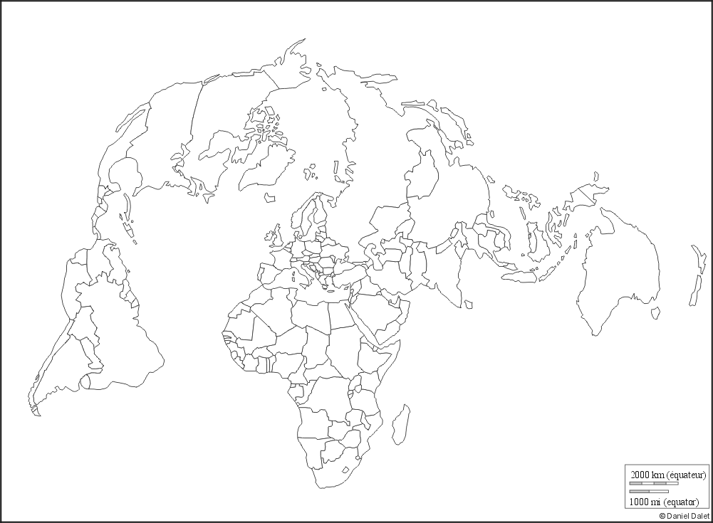 carte de geographie vierge