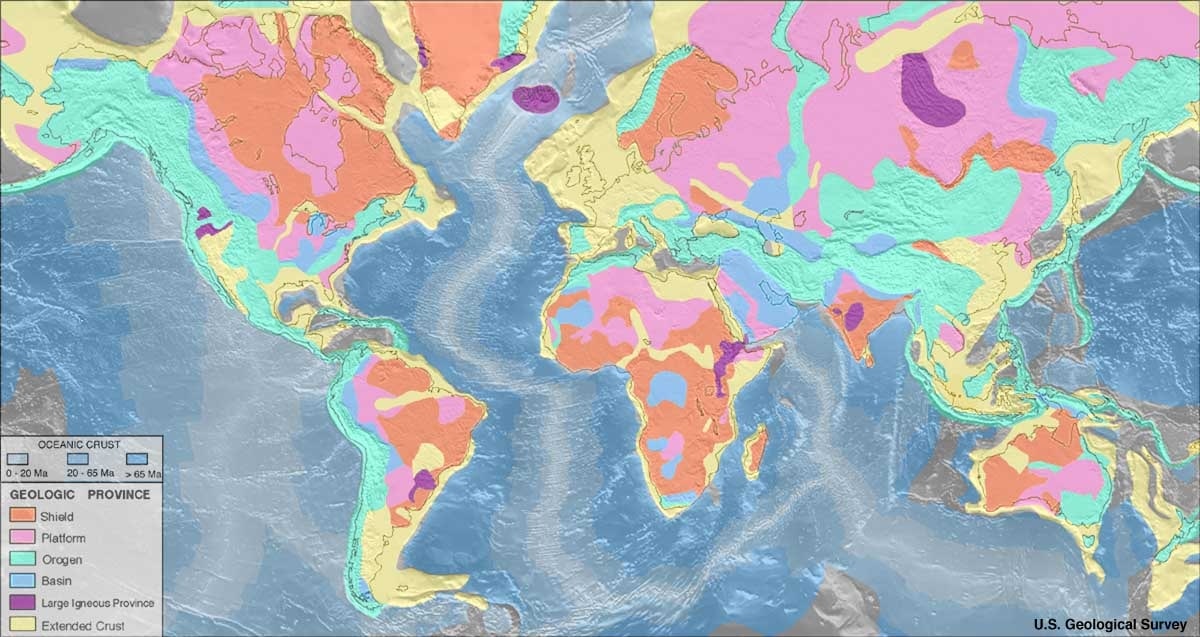 Carte simple du monde illustration de vecteur ...