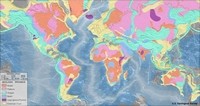 Carte des différentes couches géologiques dans le monde