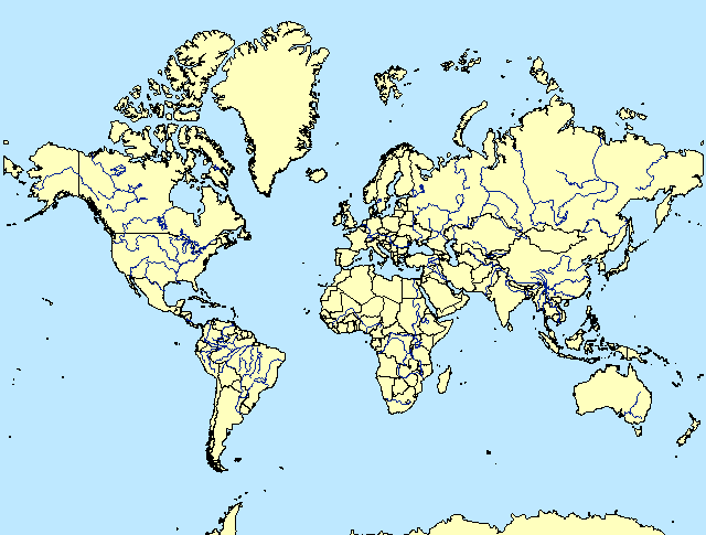 Carte Des Pays Du Monde Avec Les Capitales