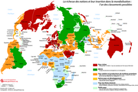 Carte mondiale avec les richesses classement par pays