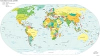 carte du monde politique