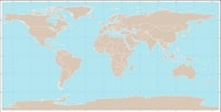 Fond de carte du monde avec les frontières