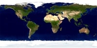 carte du monde vision globale satellite