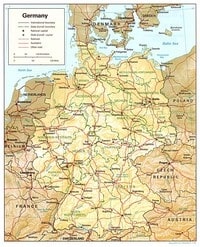 carte Allemagne