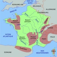 carte de france simplifiée