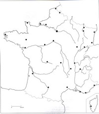 carte de france vierge ville