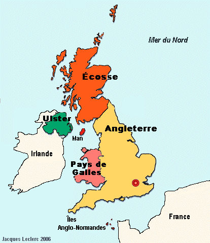 carte Royaume Uni