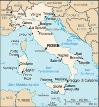 carte italie