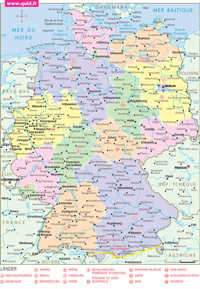 carte-allemagne-villes