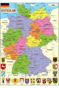 Carte Allemagne