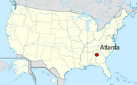 Localisation Atlanta