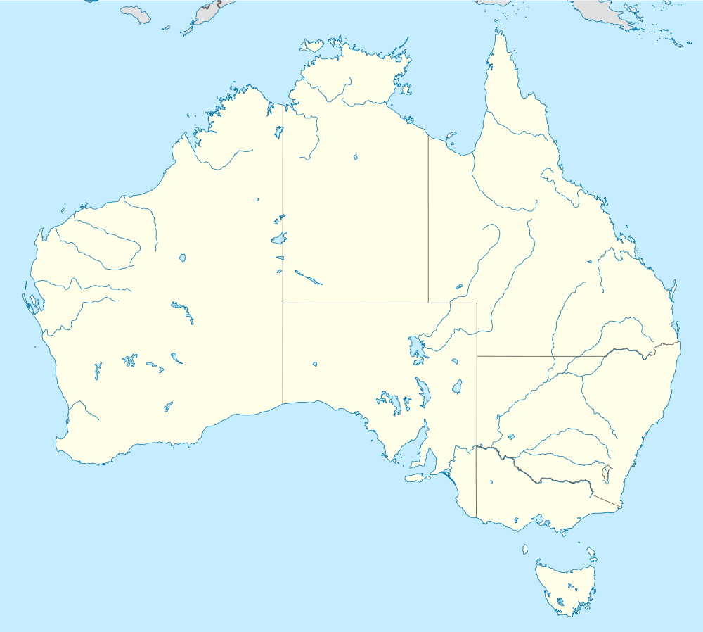 Carte de l'Australie vierge avec le découpage par Etat.
