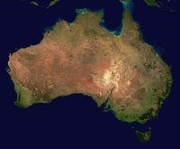 Photo satellite Australie