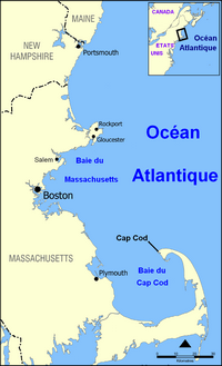 Carte Boston alentours