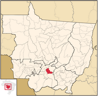 Carte de Cuiaba avec sa localisation au Brésil Carte de Cuiaba avec sa localisation au Brésil