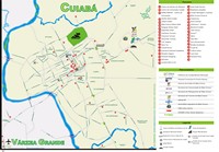 carte Cuiabá rues avenues monuments