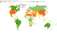 carte du monde biocapacité réserves déficits