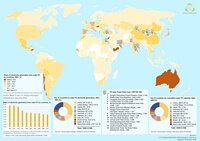 grande carte monde solaire