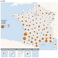 carte france installation solaire