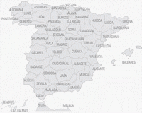 carte Espagne nom des provinces