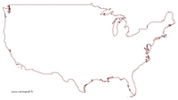 Carte États-Unis