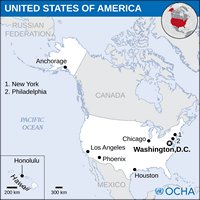 Carte États-Unis