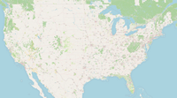 Carte détaillée États-Unis