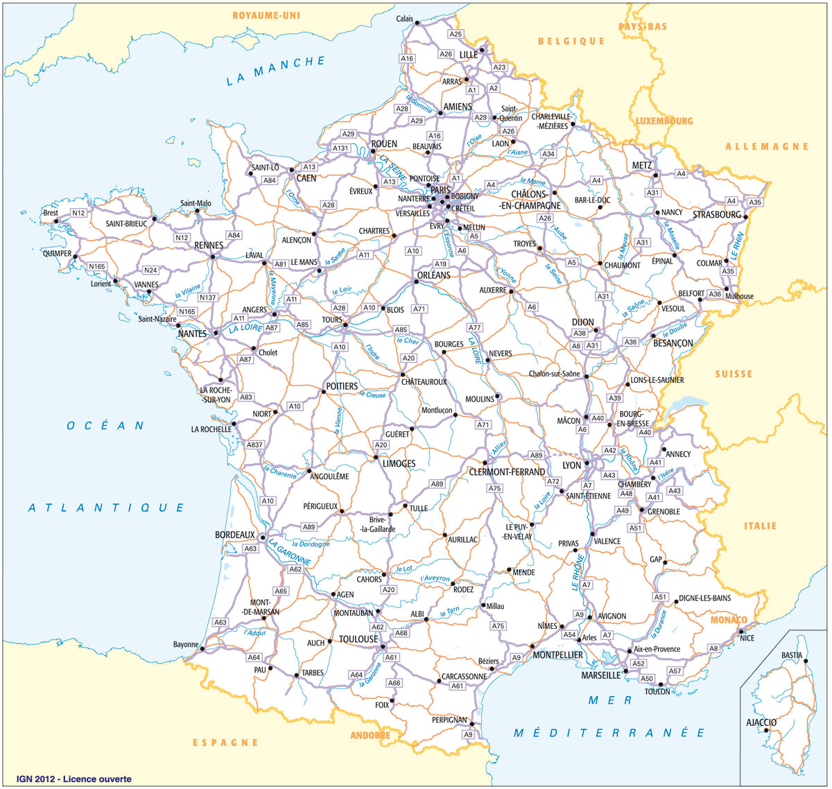 carte-de-france-avec-villes-a-imprimer