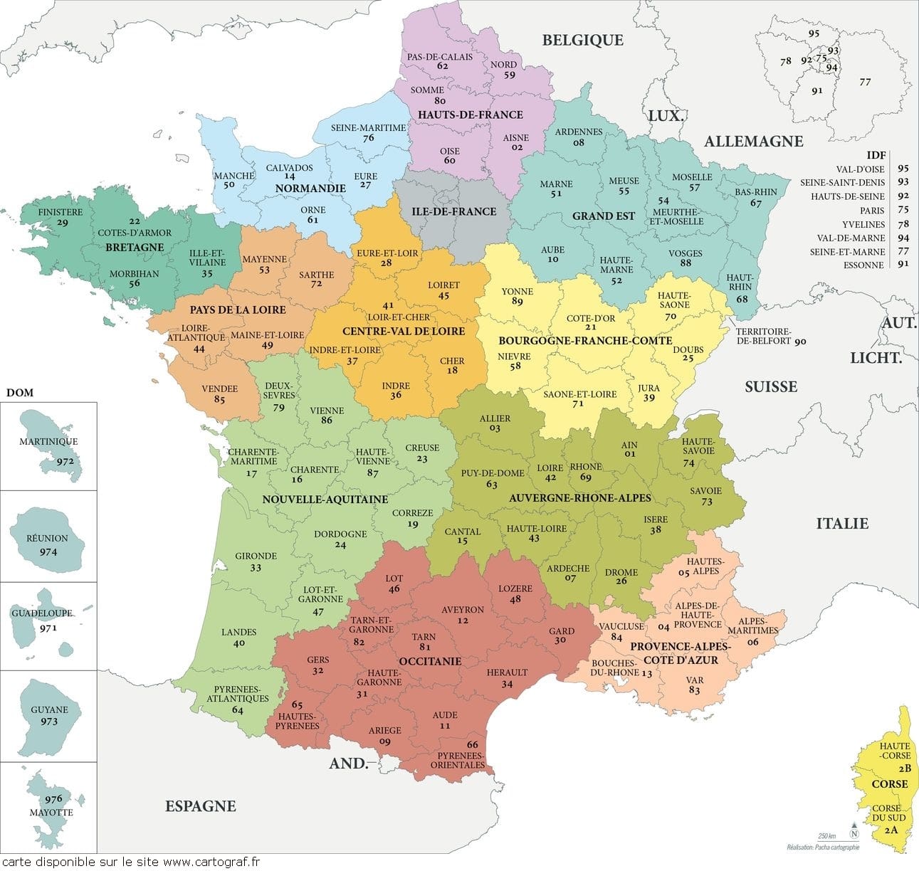 Carte de France