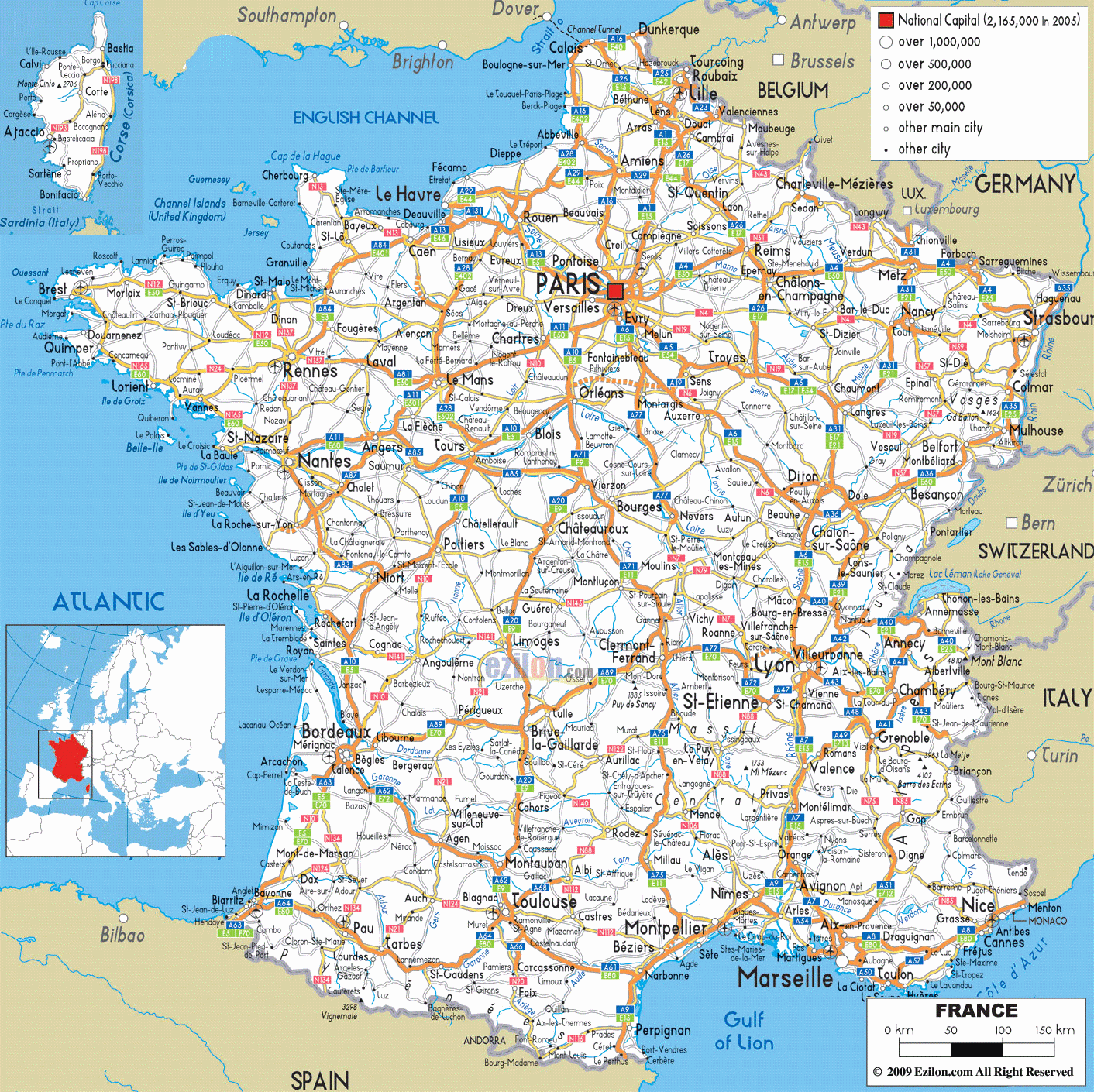 carte-de-france-villes-et-villages