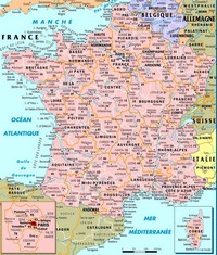 carte de france détaillée