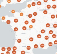 carte de france fontaine sources eau