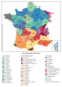 Découpage linguistique dialectes français