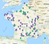 carte de france mesures pesticides