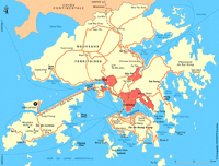 carte Hong-Kong informations touristiques