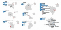 Carte Jeux Olympiques ville département sport