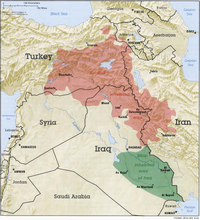 Carte ville Kurdistan