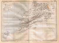 Ancienne carte des villes du Maroc et de leur population