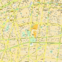 Carte détaillée des rues de Mexico