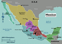 Carte Mexique capitale
