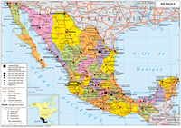 Grande carte Mexique